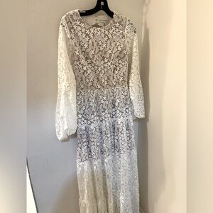 Dress the Population white dress